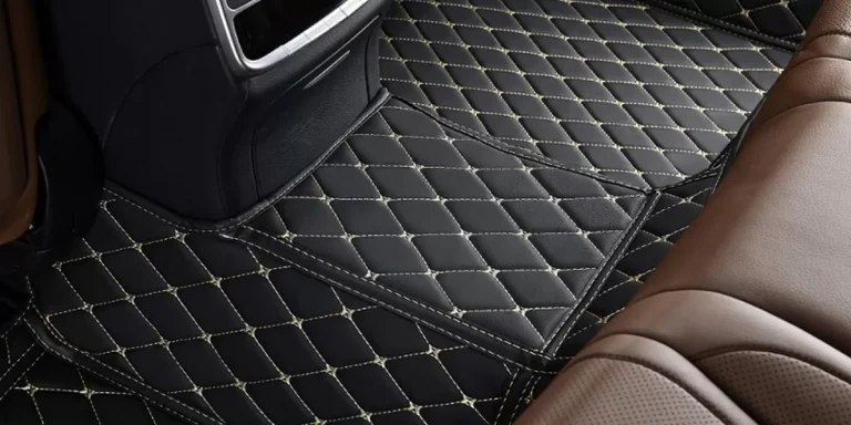 Karpet mobil bersih dan rapi di interior premium